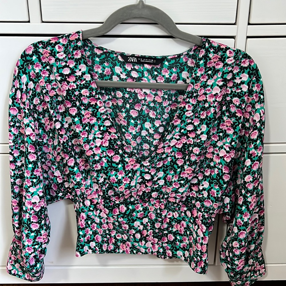 Zara Floral Blouse